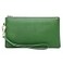 Tapp Collections Womens Wristlet Clutch Slim Leather Wallet RFID Blocking Pouch Green