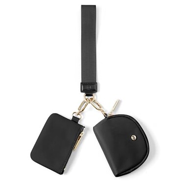 Mum's memory Mums Memory Mini Zip Around Wristlet Wallets for Women KeyChain Wallet with Detachable Dual Pouch Wristlet Key Chain Coin Purse Small Wallets