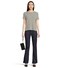 Michael Kors Womens Jet Set Double Zip Wristlet SilverTone HardwareBlack