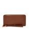Fossil Womens Logan Leather Wallet RFID Blocking Wallet for Women ZipAround Clutch with Wristlet Strap Brown