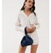 HOXIS Women Clutch Velvet Top Handle Bag Wristlet Small Tote Purse Dark Blue