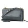 nuoku Womens RFID Wallet Purse Wristlet Crossbody Clutch with Zip Around 2 Strap Iron Gray