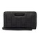 Steve Madden LARGE ZIP AROUND Wristlet Wallet BLK MULTI LOGO