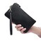Tapp Collections Womens Wristlet Clutch Slim Leather Wallet RFID Blocking Pouch Black