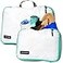 Acteon Compression Packing Cubes 2 Pack Clean Dirty Separate Zipper Lightweight Travel Packing Cubes for Luggage Suitcase Organizer Travel Cubes Large Small Laundry for Clothes Shoes Makeup