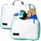 Acteon Compression Packing Cubes 2 Pack Clean Dirty Separate Zipper Lightweight Travel Packing Cubes for Luggage Suitcase Organizer Travel Cubes Large Small Laundry for Clothes Shoes Makeup