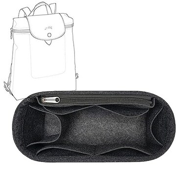 Lckaey Felt Bag Organizer for Backpack Purse Plage Insert Grey