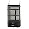 TABITORA Portable Hanging Travel Shelves Bag Packing Cube Organizer Suitcase Storage Large Capacity Black XL