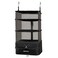 TABITORA Portable Hanging Travel Shelves Bag Packing Cube Organizer Suitcase Storage Large Capacity Black XL