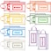 Trandraft 14 Pack Packing Cubes for Travel Days of Week Packing Cubes with Label Clear Zippered Storage Bag for Summer Camp Essential