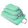 COVAX 4 Set Compression Packing Cubes Travel Luggage Organizers and Storage Packing Cubes Green