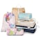 Hitanfe 6 Pcs Compression Packing Cubes for Travel Waterproof Luggage Organizer Washable Storage Bags Set Packaging Cubes for Backpack Travel and CarryOns