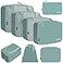 BAGAIL 8 Set Packing Cubes Luggage Packing Organizers for Travel AccessoriesDusty Blue