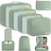 BAGAIL 8 Set Packing Cubes Luggage Packing Organizers for Travel AccessoriesMatcha Green