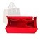 Lckaey Bag Organizer for Onthego GM Handbag Felt Purse Insert with Detachable Zipper Pocket ONTHEGO Insert Removable1080red L