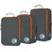 Cipway Compression Packing Cubes Set Ultralight Expandable Travel Packing Organizers for Carry on Luggage Grey 3pcs
