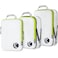 Cipway Compression Packing Cubes Set Ultralight Expandable Travel Packing Organizers for Carry on Luggage White 3pcs