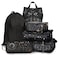 Hitanfe 6 Pcs Compression Packing Cubes for Travel Waterproof Luggage Organizer Washable Storage Bags Set Packaging Cubes for Backpack Travel and CarryOns