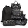 Hitanfe 6 Pcs Compression Packing Cubes for Travel Waterproof Luggage Organizer Washable Storage Bags Set Packaging Cubes for Backpack Travel and CarryOns