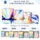 Gonex Compression Packing Cubes 4pcs Expandable Storage Travel Luggage Bags Organizers Travel Cubes for Suitcase Carry On Rainbow