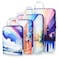 Gonex Compression Packing Cubes 4pcs Expandable Storage Travel Luggage Bags Organizers Travel Cubes for Suitcase Carry On Rainbow
