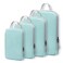 WOOMADA Compression Packing Cubes for Suitcases Travel Essentials 4 Set Expandable Travel Bags Organizer for Luggageturquoise