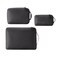 Eagle Creek PackIt Isolate Cube Set Packing Cubes for Stackable Storage Convenient Top Handle Easy Grab Zipper Pull Black XSSM 3