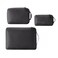 Eagle Creek PackIt Isolate Cube Set Packing Cubes for Stackable Storage Convenient Top Handle Easy Grab Zipper Pull Black XSSM 3