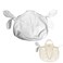MEYAGO Handmade Bag Insert Organizer for Drawstring Mesh Bucket Bag Inner Insert Organizer MultiFunctional Net Bags Inner Bag L