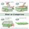 Hitanfe 8 Pcs Compression Packing Cubes Travel for Suitcases Waterproof Luggage Organizer Washable Storage Bags Set for Backpack Travel Packaging Cubes for CarryOns and Storage