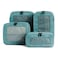 Aerotrunk Compression Packing Cubes for Travel Luggage Organizer Bags Double Zipper Packing Cubes for Suitcases 4Pack Teal