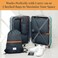 TRIPPED Travel Gear Compression Packing Cubes for Travel 6 Piece Luggage Organizer Set with Lightweight Laundry BagBackpack Travel Essentials for CarryOn Suitcase or Checked Luggage GreyOrange