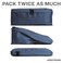 Aerotrunk Compression Packing Cubes for Travel Luggage Organizer Bags Double Zipper Packing Cubes for Suitcases 6Pack Dark Blue