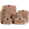 Aerotrunk Compression Packing Cubes for Travel Luggage Organizer Bags Double Zipper Packing Cubes for Suitcases 6Pack Mocha