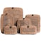 Aerotrunk Compression Packing Cubes for Travel Luggage Organizer Bags Double Zipper Packing Cubes for Suitcases 6Pack Mocha