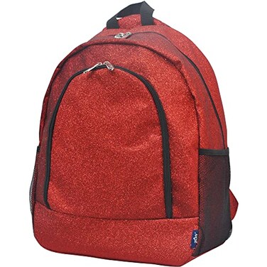 NGIL Canvas School Backpack GlitterRed