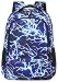 BABUN Boys Backpack for Elementary Kids Bookbag Middle School Bags Heavy Duty Soccer Laptop Durable Waterproof 18 In 5Blue Lightning