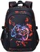 BABUN Boys Backpack for Elementary Kids Bookbag Middle School Bags Heavy Duty Soccer Laptop Durable Waterproof 18 In 3Black Red Game
