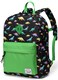 VASCHY Dinosaur Backpack for Toddler Kids Boys Little Kid Preschool Backpacks with Chest Strap
