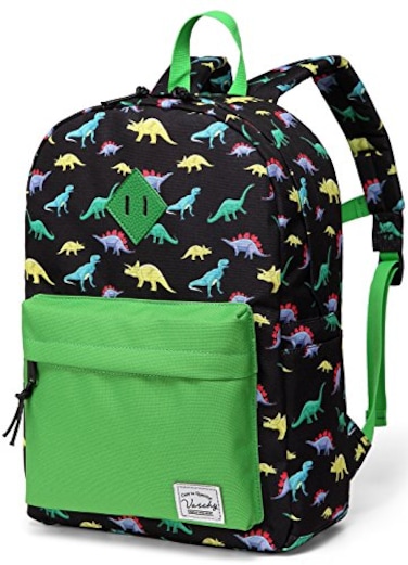 VASCHY Dinosaur Backpack for Toddler Kids Boys Little Kid Preschool Backpacks with Chest Strap