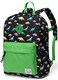 VASCHY Dinosaur Backpack for Toddler Kids Boys Little Kid Preschool Backpacks with Chest Strap