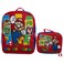 AI ACCESSORY INNOVATIONS Super Mario Brothers 2 Piece Backpack Set Boys Girls 16 School Bag Blue