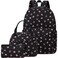 LEDAOU Backpack for Girls School Bag Kids Bookbag Teen Backpack Set Daypack with Lunch Bag and Pencil Case