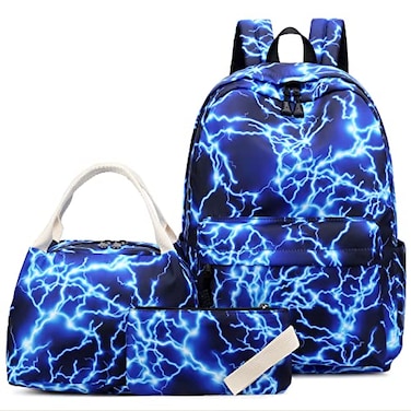 Joyfulife School Backpack with Lunch Box Set Kids Backpack Bookbags Teens Girls Boys Schoolbag for Elementary Middle Students