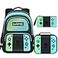 JIRAIKEI Kids Backpack for Boys3pcs Boys Backpack with Lunch Box Set for Children Teens Elementary Middle SchoolGamer Bookbag Ages 618School Bookbag Travel Back Pack17 Large Capacity