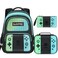 JIRAIKEI Kids Backpack for Boys3pcs Boys Backpack with Lunch Box Set for Children Teens Elementary Middle SchoolGamer Bookbag Ages 618School Bookbag Travel Back Pack17 Large Capacity