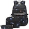 Sugaroom 3pcs Galaxy Backpack for Boys with Lunch Box Kids School Bags Lightweight Bookbags Teens Boys Backpacks for Elementary Middle School