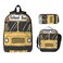 Betyiwling Bus School Backpack Kids Girls Boys Teens 3PCS Bookbag with Lunch Box Pencil case Set Lightweight Bag