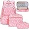 Fimibuke Kids Backpack for School Girls 3in1 Set with Lunch Box Pencil Case Ages 312 Daisy