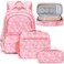 Fimibuke Kids Backpack for School Girls 3in1 Set with Lunch Box Pencil Case Ages 312 Daisy